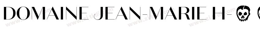 DOMAINE JEAN-MARIE H字体转换